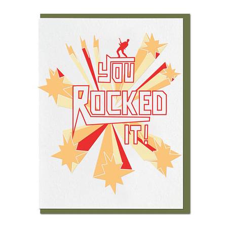 You Rocked It Card